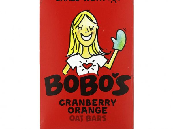 Bobo's Oat Bars, Овсяные батончики с клюквой и апельсином, 12 батончиков по 85 г (3 унции)