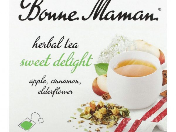 Bonne Maman, Herbal Tea, Sweet Delight, без кофеина, 16 чайных пакетиков, 19 г (0,68 унции)