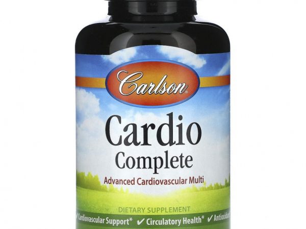 Carlson, Cardio Complete, комплекс для сердечно-сосудистой системы, 180 таблеток