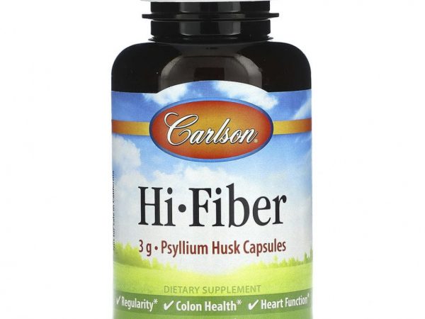 Carlson, Hi-Fiber, 0,5 г, 100 капсул