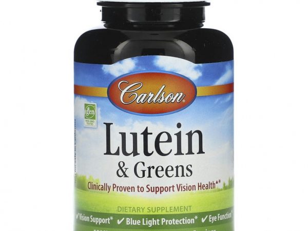 Carlson, Lutein & Greens, 180 Vegetarian Capsules