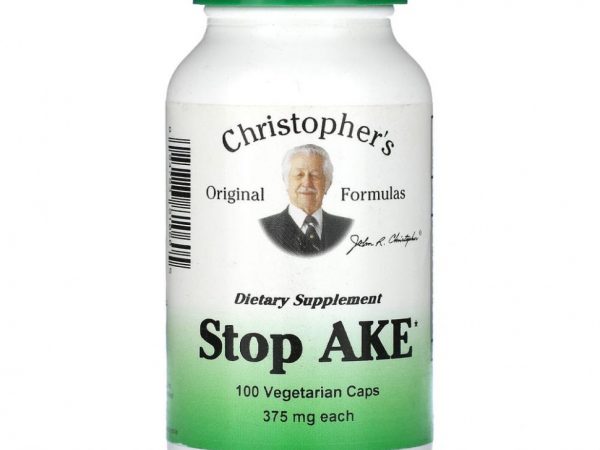 Christopher's Original Formulas, Stop-Ache, 375 мг, 100 вегетарианских капсул