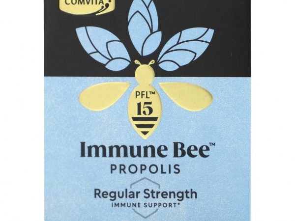 Comvita, Immune Bee Propolis, Regular Strength Immune Support, PFL15, 30 Veg Capsules