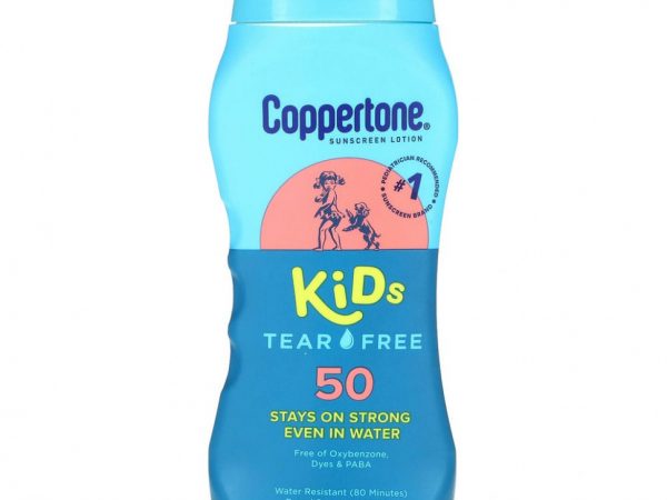 Coppertone, Kids, без слез, солнцезащитный лосьон, SPF 50, 237 мл (8 жидк. Унций)