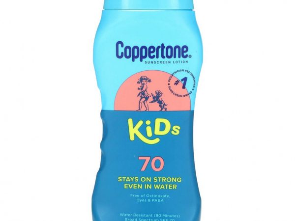 Coppertone, Kids, солнцезащитный лосьон, SPF 70, 237 мл (8 жидк. Унций)