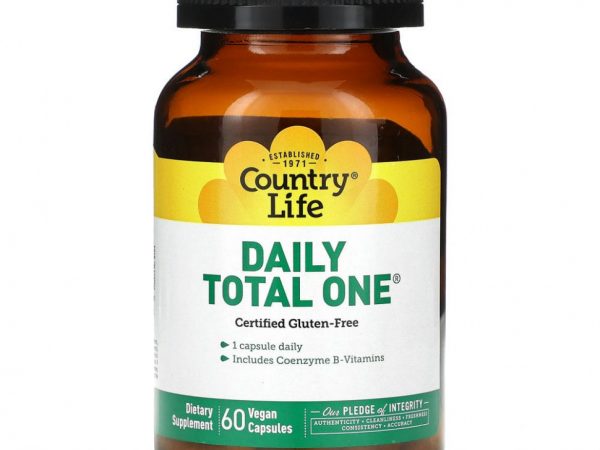 Country Life, Daily Total One, 60 веганских капсул