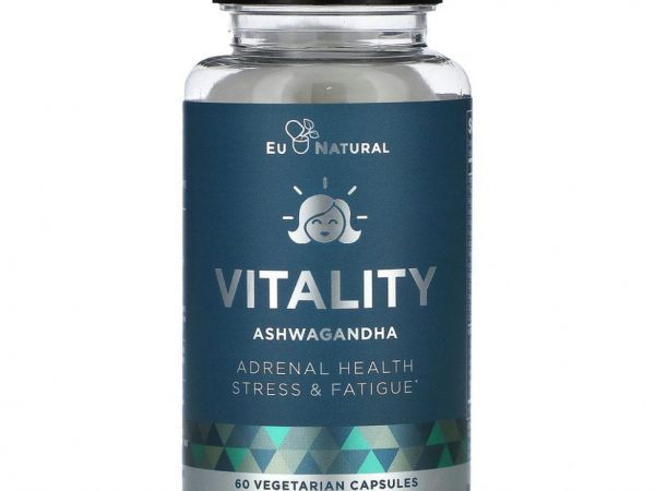 Eu Natural, Vitality Ashwagandha, 60 вегетарианских капсул