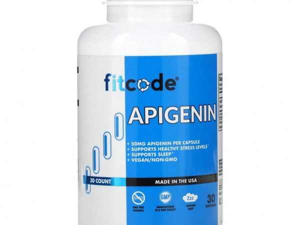 FITCODE, Апигенин, 50 мг, 30 капсул