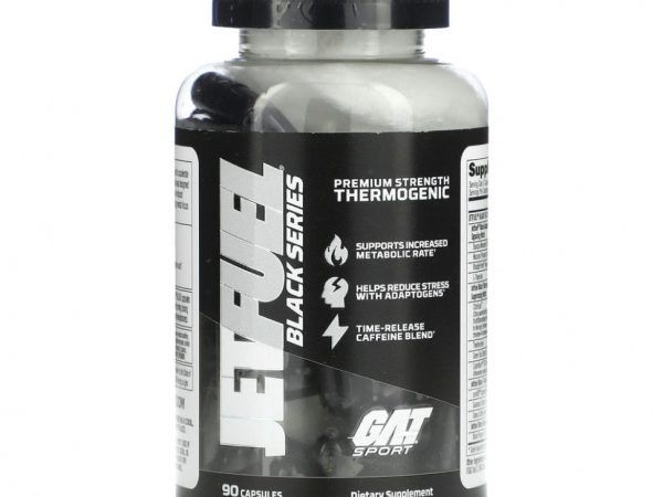 GAT, Sport, реактивное топливо, серия Black, термогенная добавка, повышенная эффективность, 90 капсул