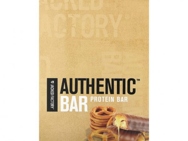 Jacked Factory, Authentic Bar, протеиновый батончик, кухонная раковина, 12 батончиков, 60 г (2,12 унции)