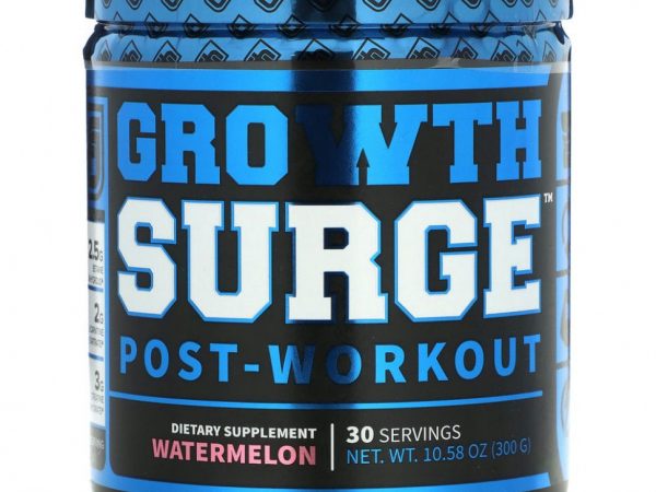 Jacked Factory, Growth Surge, после тренировки, арбуз, 300 г (10,58 унции)