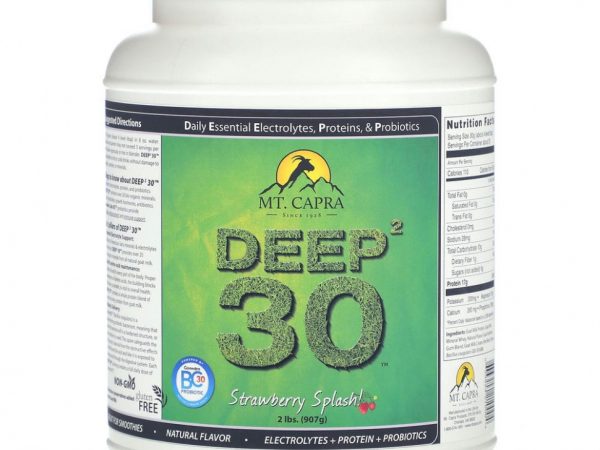 Mt. Capra, Deep² 30, клубничный всплеск, 907 г (2 фунта)