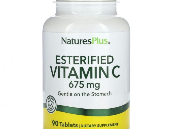 NaturesPlus, Этерифицированный витамин C, 675 мг, 90 таблеток