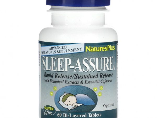 NaturesPlus, Sleep Assure, 60 двухслойных таблеток