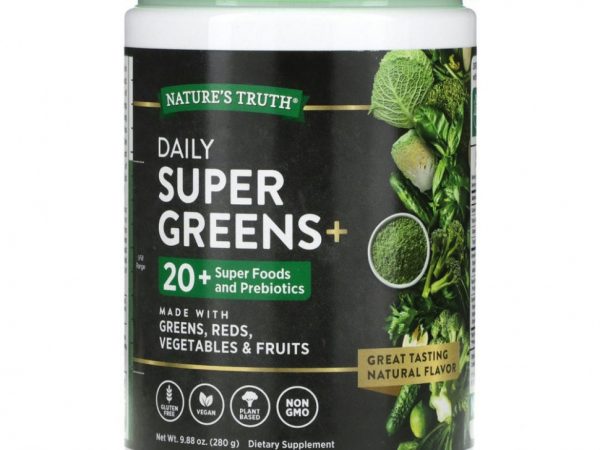Nature's Truth, Daily Super Greens +, 280 г (9,88 унции)