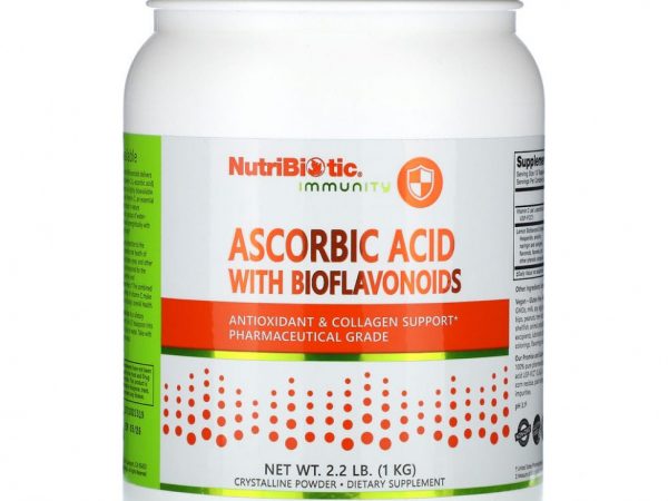 NutriBiotic, Immunity, аскорбиновая кислота с биофлавоноидами, 1 кг (2,2 фунта)