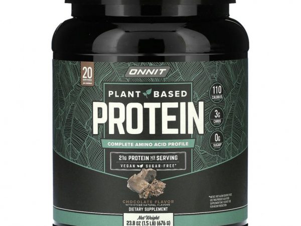 Onnit, Растительный протеин, шоколад, 676 г (1,5 фунта)
