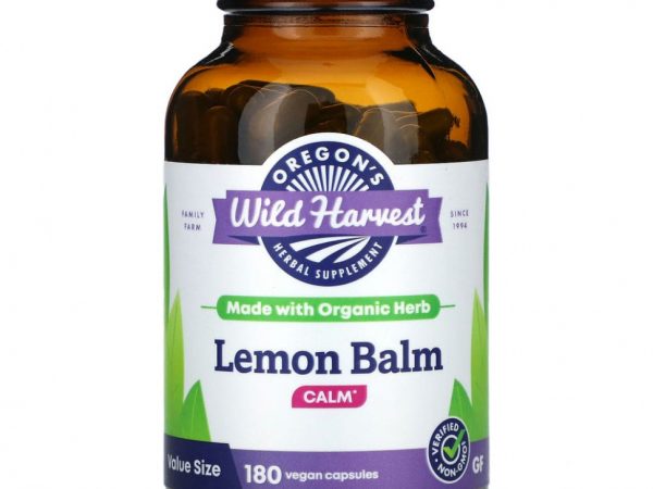 Oregons Wild Harvest, Мелисса, 180 веганских капсул