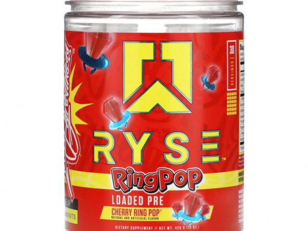 Ryse Supps, Loaded Pre, вишневый поп, 426 г (15 унций)