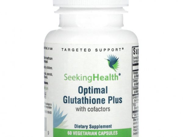 Seeking Health, Optimal Glutathione Plus, 60 вегетарианских капсул