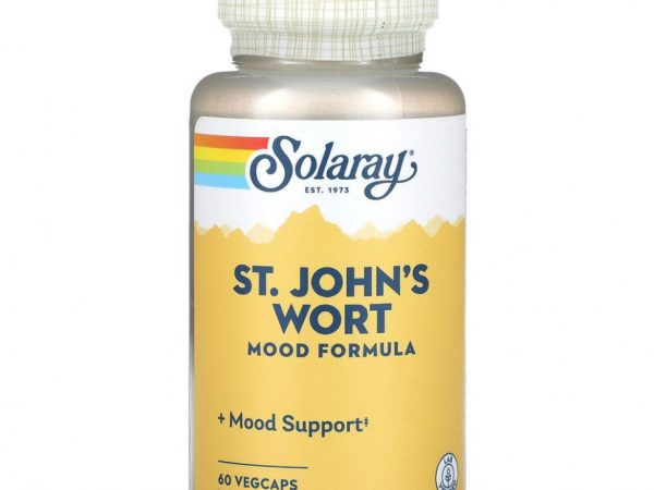 Solaray, St. John's Wort, Mood Formula, 60 VegCaps