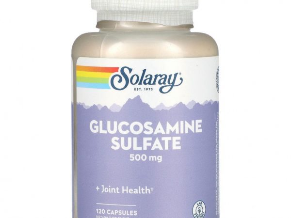 Solaray, Сульфат глюкозамина, 500 мг, 120 капсул