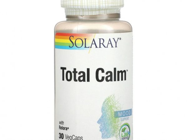 Solaray, Total Calm with Relora, 30 растительных капсул