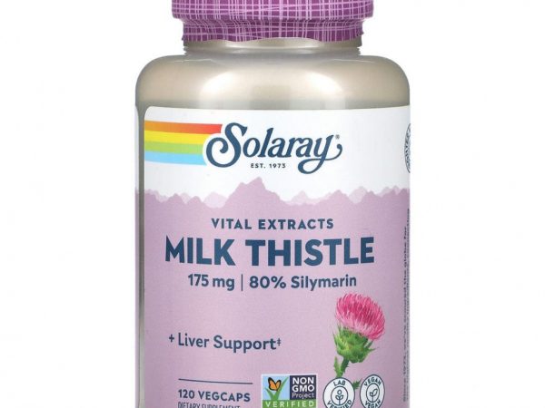 Solaray, Vital Extracts, Milk Thistle , 175 mg, 120 VegCaps