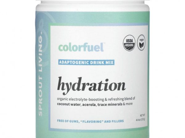 Sprout Living, Адаптогенная смесь для напитков, увлажнение, 125 г (4,4 унции)