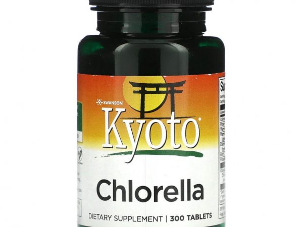 Swanson, Kyoto, хлорелла, 300 таблеток