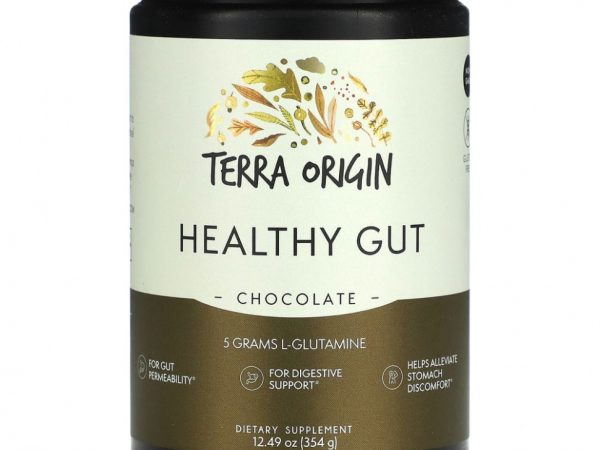 Terra Origin, Healthy Gut, шоколад, 354 г (12,49 унции)