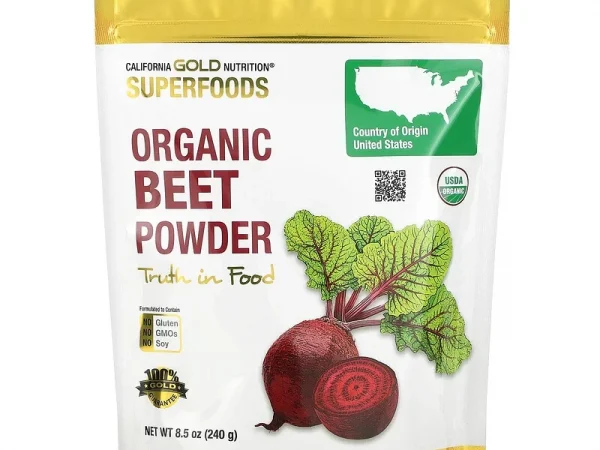 California Gold Nutrition, SUPERFOODS, порошок из органической свеклы, 240 г (8,5 унции)