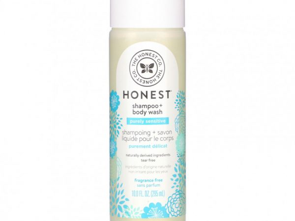 The Honest Company, Purely Sensitive, шампунь игель для душа, без отдушки, 295 мл (10,0 жидк. унций)