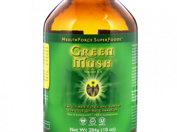 HealthForce Superfoods, Green Mush, добавка для вашего питомца, версия 5,5, 284 г (10 унций)
