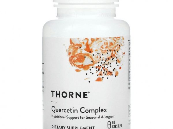 Thorne Research, Quercenase, 60 капсул