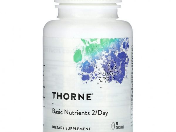 Thorne Research, Основные питательные вещества 2/Day, 60 капсул