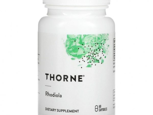 Thorne Research, Родиола, 60 вегетарианских капсул