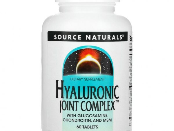 Source Naturals, гиалуроновый комплекс для суставов, 60 таблеток