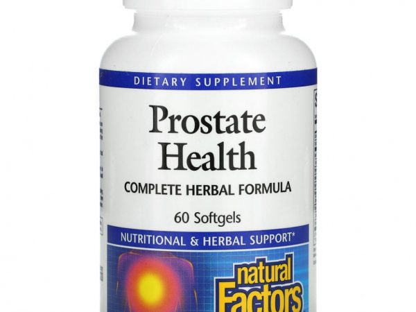 Natural Factors, «Здоровье простаты», комплексная растительная формула, 60 капсул