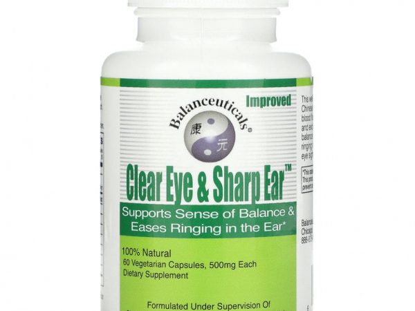 Balanceuticals, Clear Eye & Sharp Ear, 500 мг, 60 вегетарианских капсул