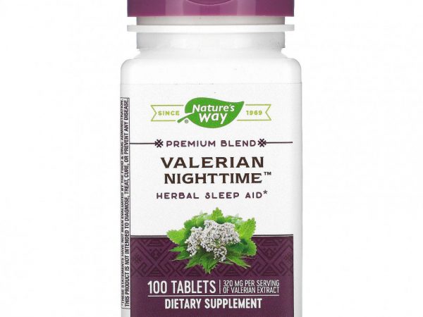 Nature's Way, валериана для сна, 100 таблеток