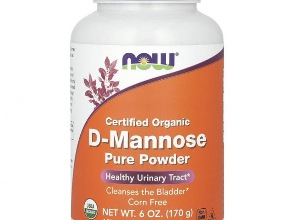 NOW Foods, D-манноза, чистый порошок, 170 г (6 унций)