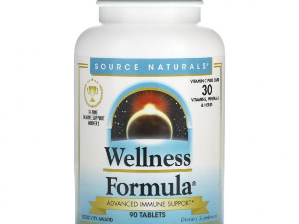 Source Naturals, Wellness Formula, 90 таблеток