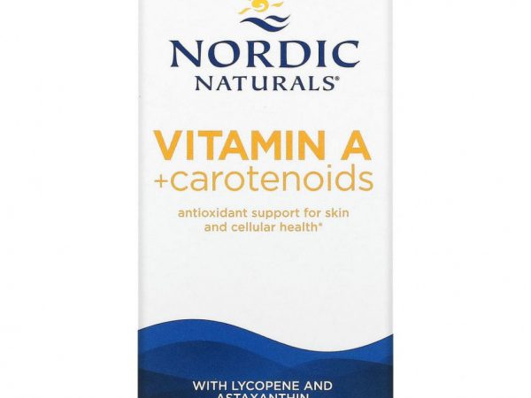 Nordic Naturals, Витамин A + каротиноиды, 30 мягких таблеток