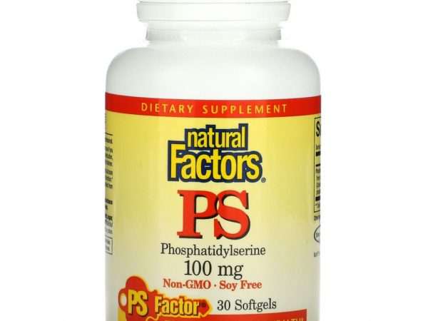 Natural Factors, PS, фосфатидилсерин, 100 мг, 30 мягких таблеток
