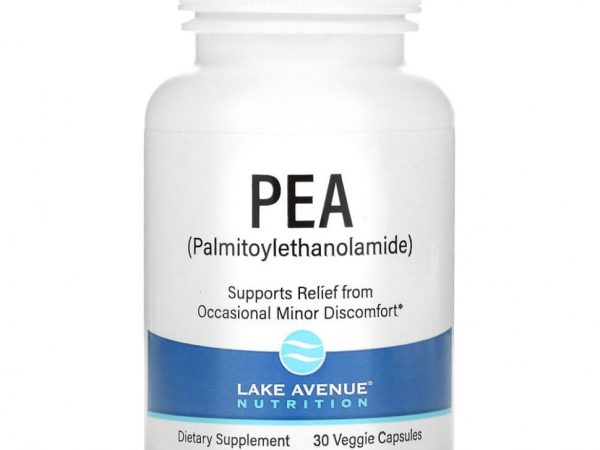 Lake Avenue Nutrition, ПЭА (пальмитоилэтаноламид), 30 вегетарианских капсул