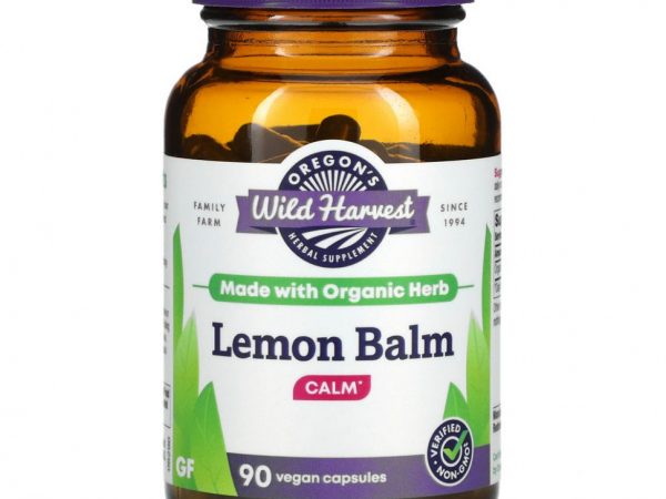 Oregon's Wild Harvest, Мелисса, 90 желатиновых капсул