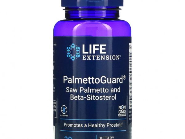 Life Extension, PalmettoGuard, сереноя с бета-ситостеролом, 30 капсул
