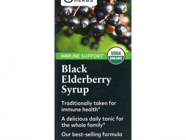 Gaia Herbs, Сироп бузины черной, 3 унции (89 мл)