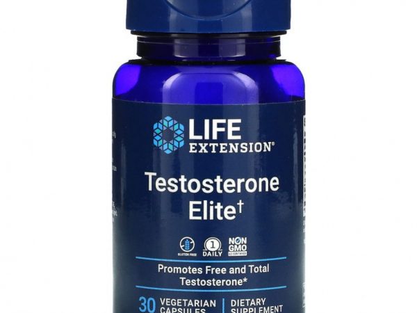 Life Extension, Testosterone Elite, 30 вегетарианских капсул